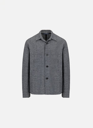 Shirt jacket Vitale Barberis donegal houndstooth