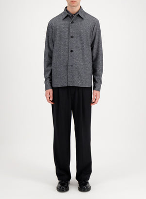 Shirt jacket Vitale Barberis donegal houndstooth