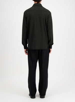 Shirt jacket superfine merino