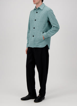 shirt jacket linen honeycomb