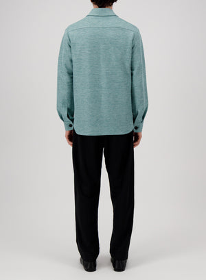 shirt jacket linen honeycomb