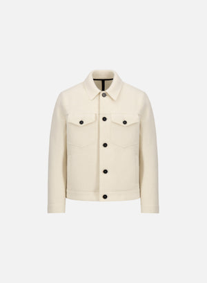 Western jacket in boiled wool