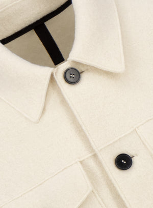 Western jacket in boiled wool