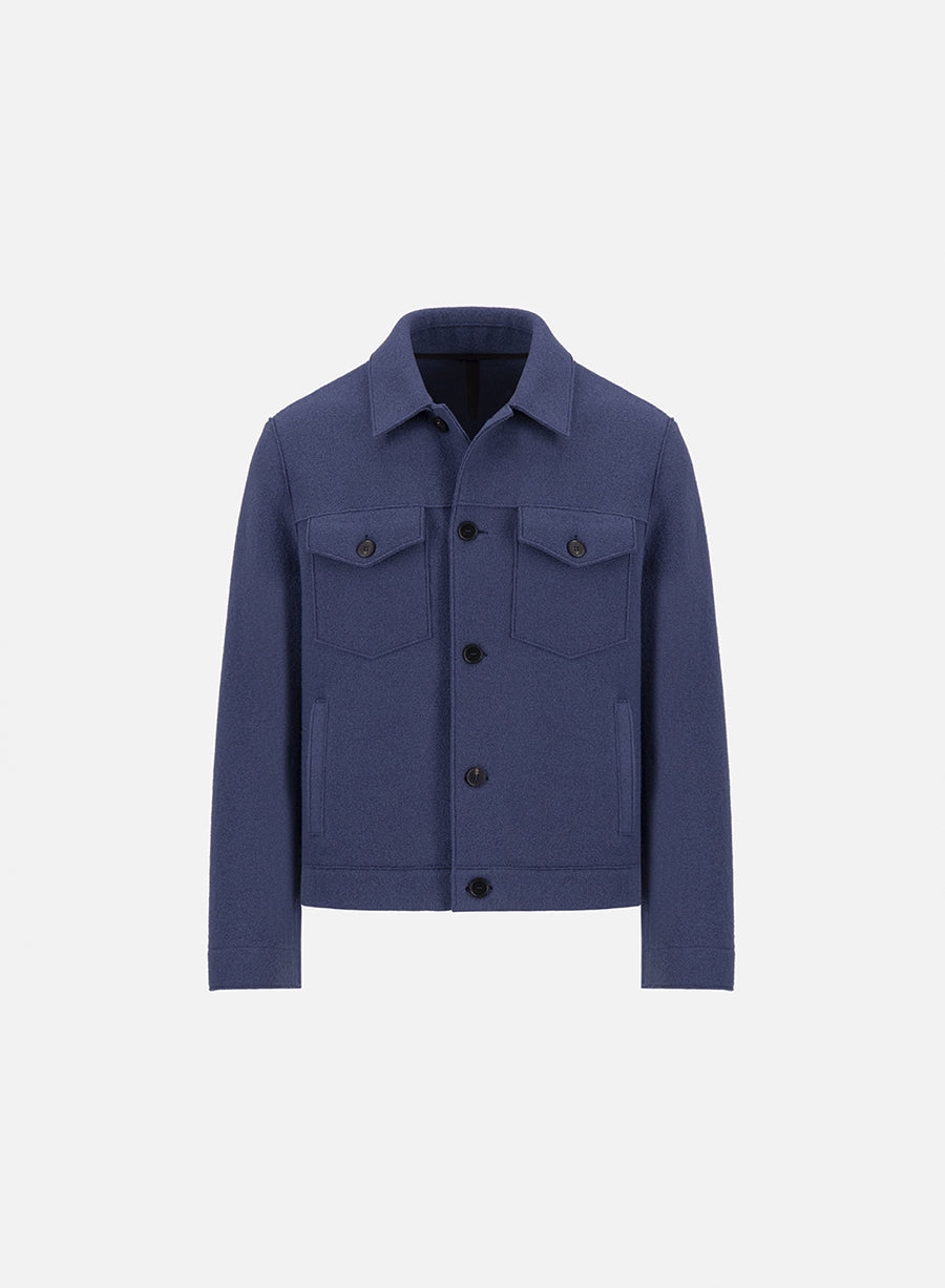Harris Wharf London ダークグレー テーラードジャケット Harris Wharf London Coolmax Seersucker Blazer Black at