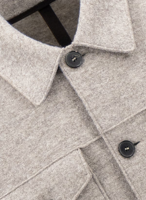 Western jacket in boiled wool