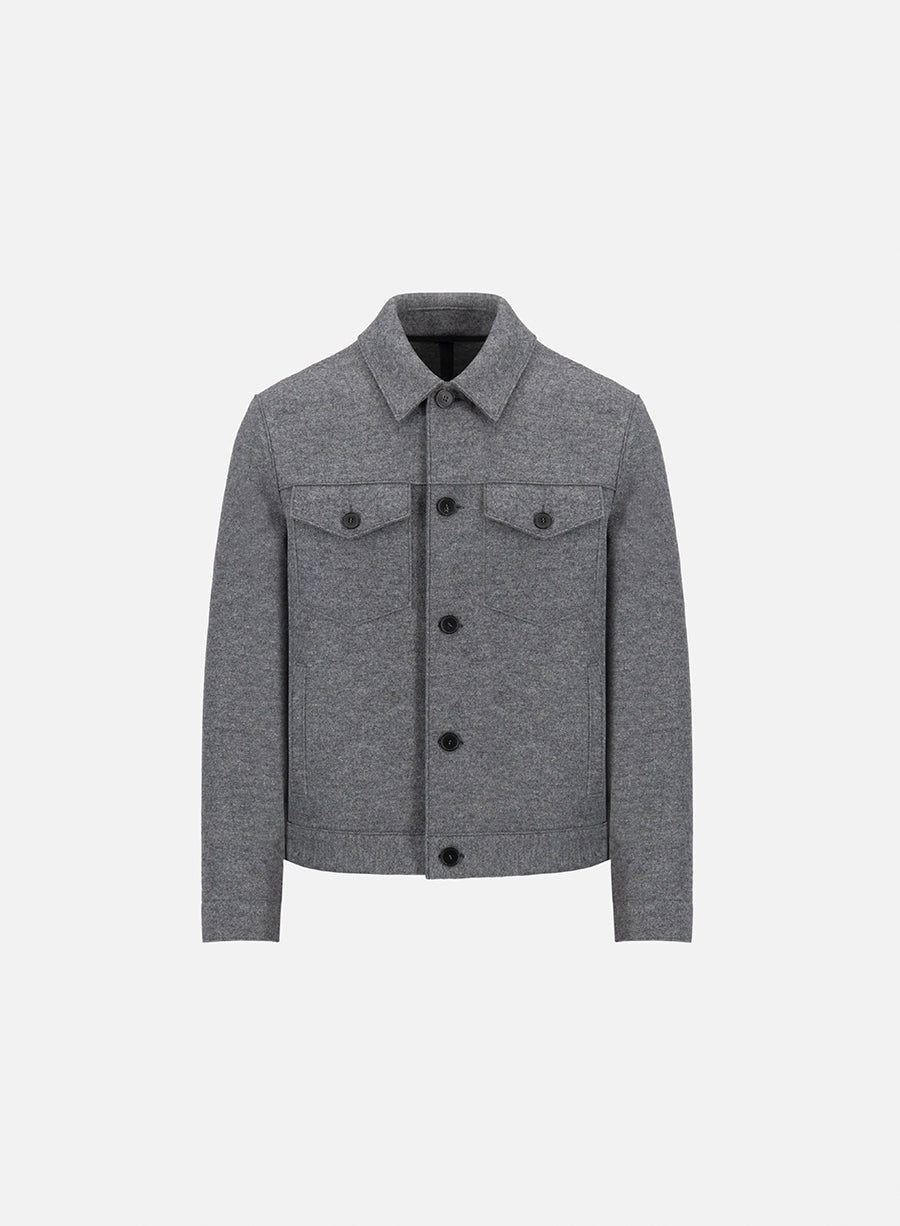 Western jacket pressed wool