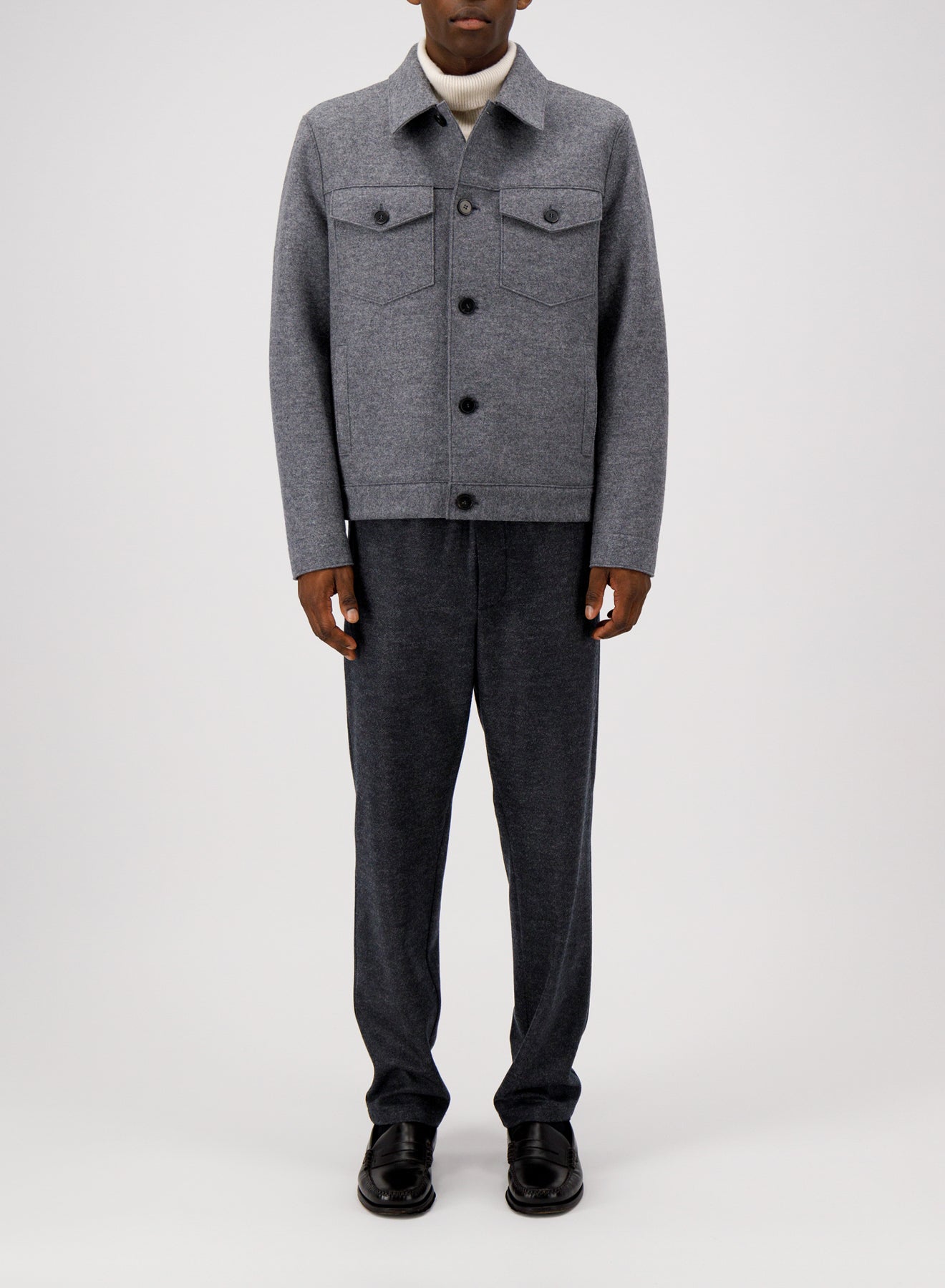 Western jacket pressed wool