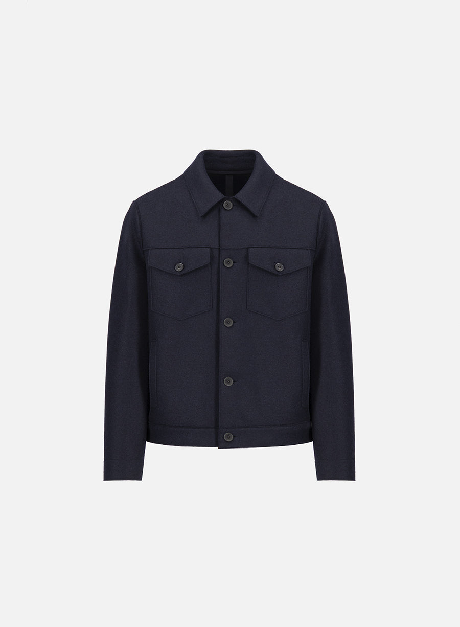Western jacket pressed wool