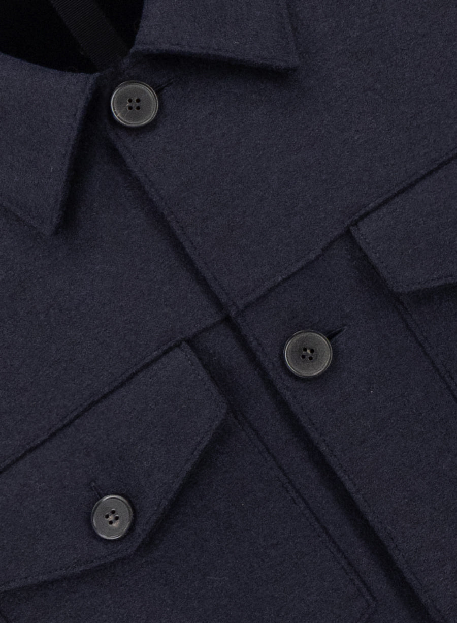 Western jacket pressed wool