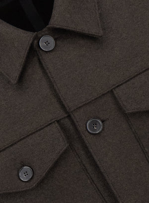 Western jacket pressed wool