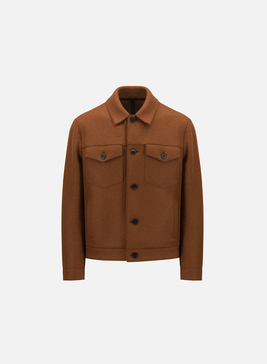 Western jacket pressed wool