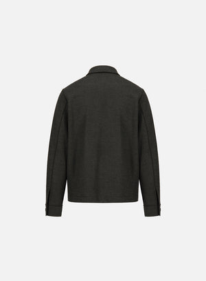 Coach jacket in jacquard