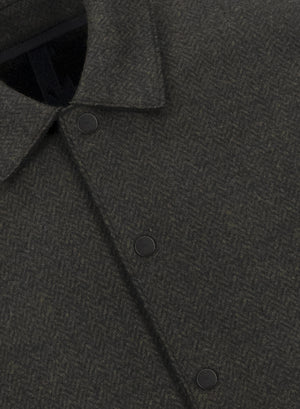 Coach jacket in jacquard