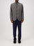 Nehru jacket micro herringbone