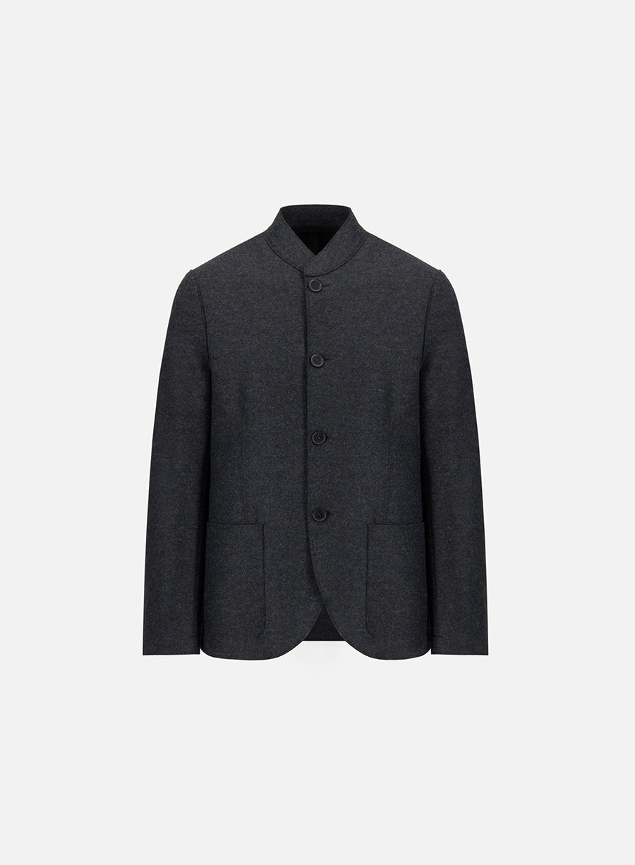 Nehru jacket light pressed wool