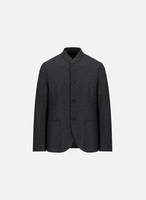 Nehru jacket light pressed wool