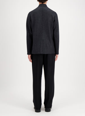 Nehru jacket light pressed wool