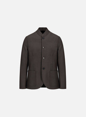 Nehru jacket light pressed wool