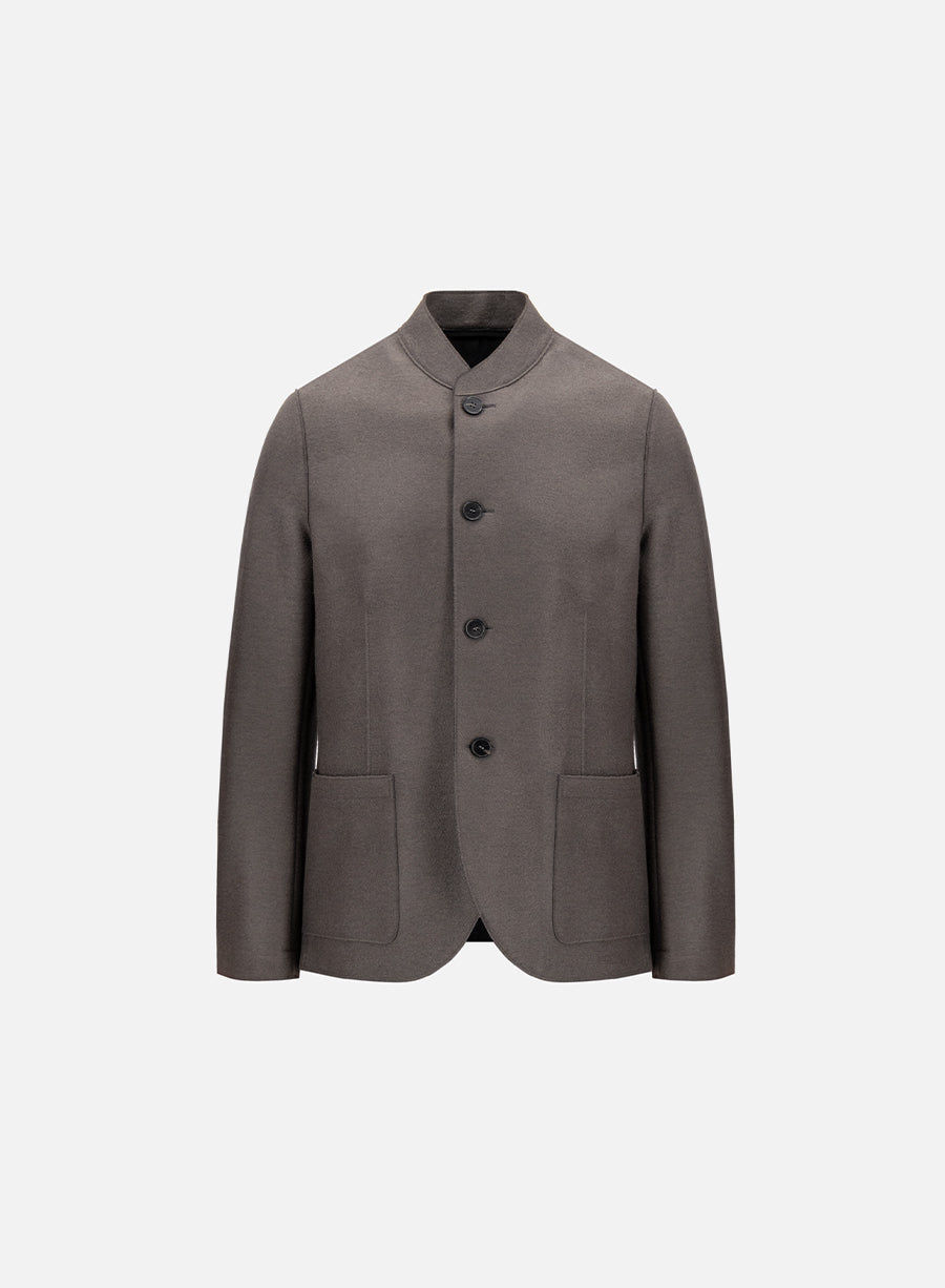 Nehru jacket light pressed wool