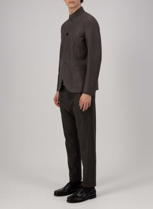 Nehru jacket light pressed wool