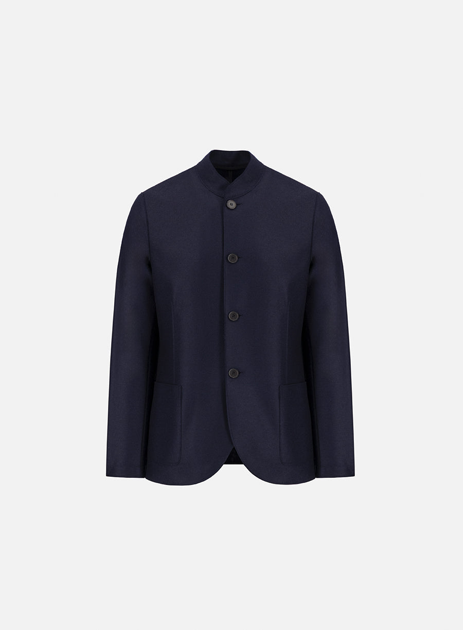 Nehru jacket light pressed wool