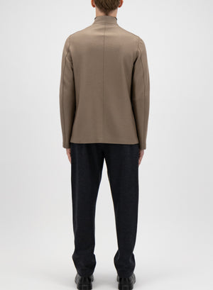 Nehru jacket light pressed wool