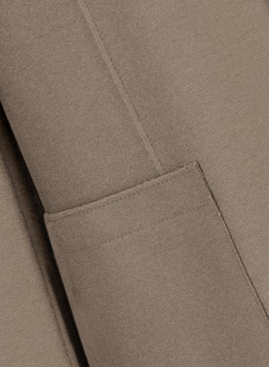 Nehru jacket light pressed wool