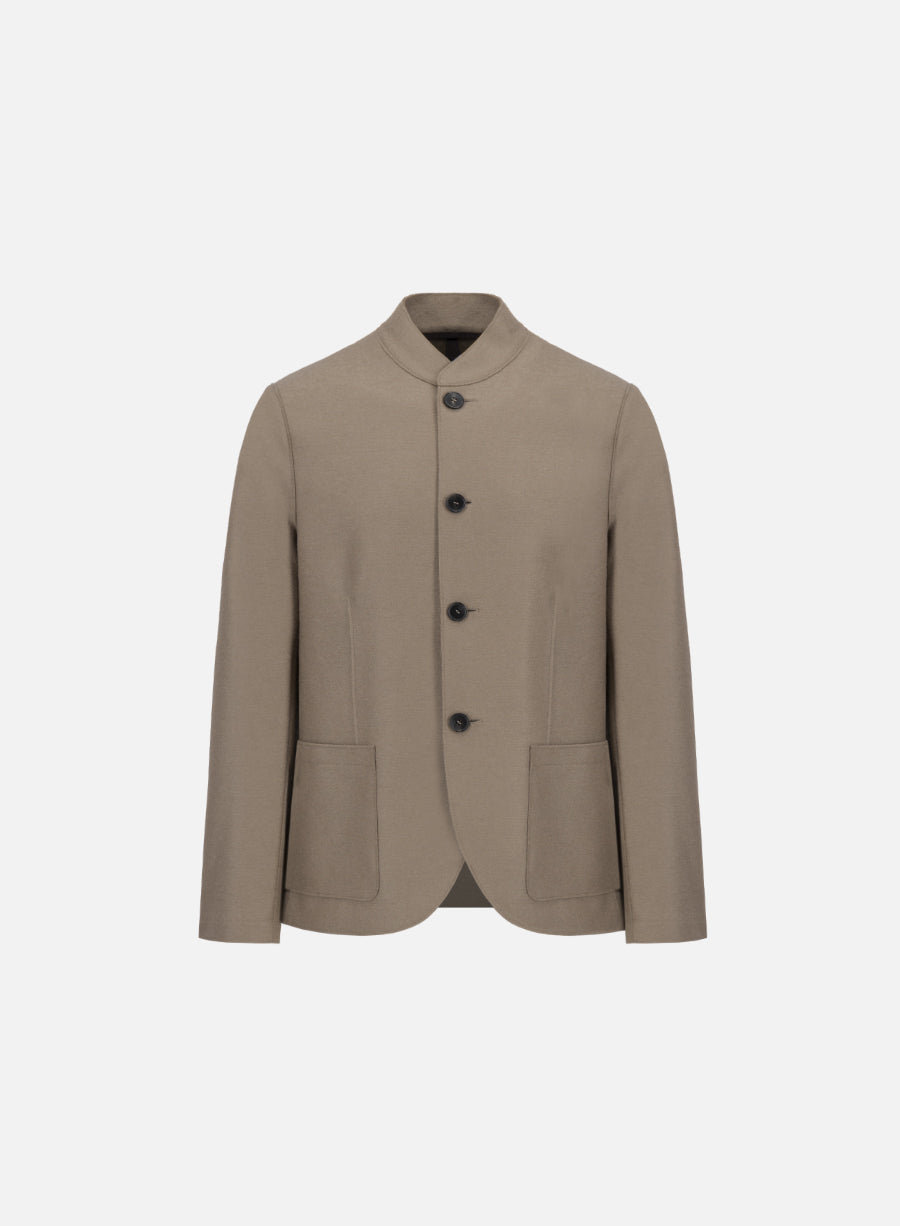 Nehru jacket light pressed wool