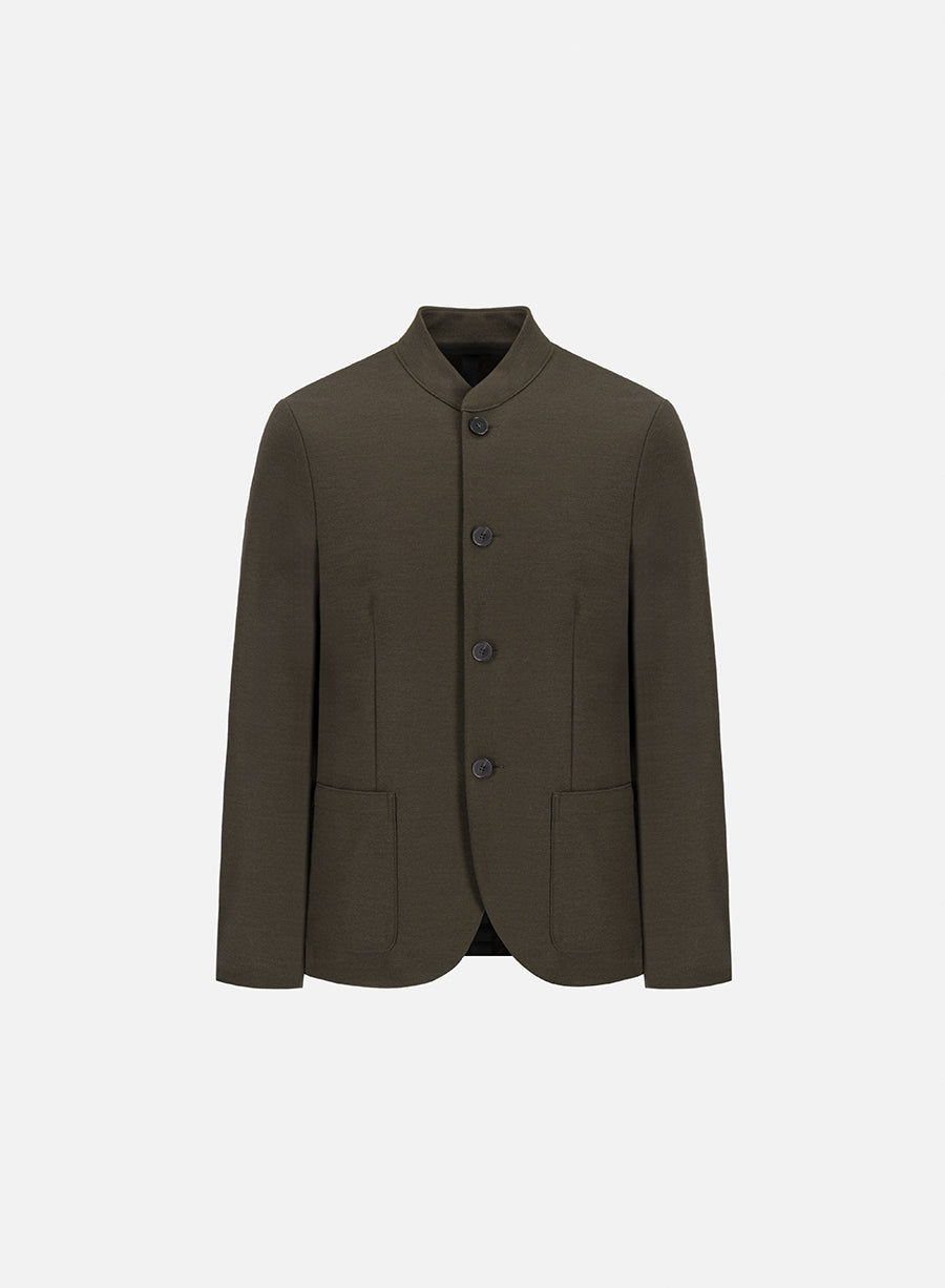 Nehru jacket superfine merino