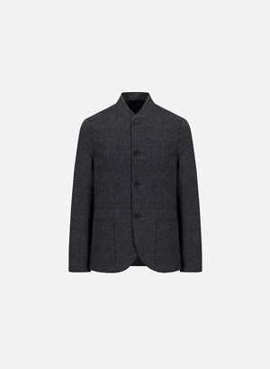 Nehru jacket piquet melange