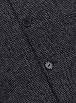 Nehru jacket piquet melange