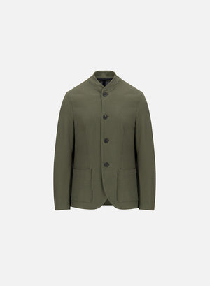 Nehru jacket honeycomb crafted with Loro Piana fabric