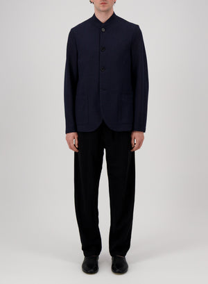 Nehru jacket bicolour frisé