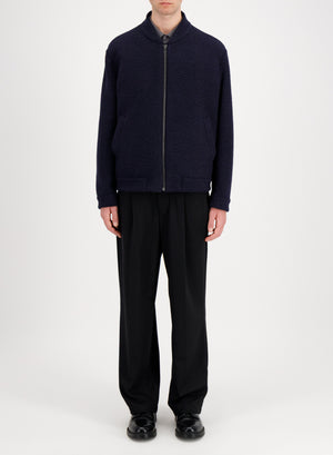 Bomber jacket in bouclé
