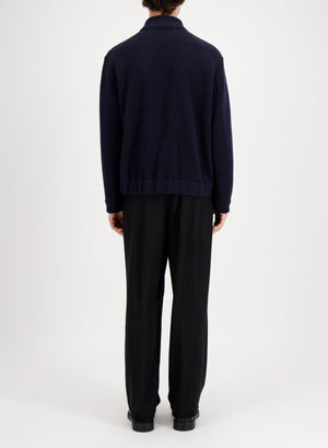Bomber jacket in bouclé