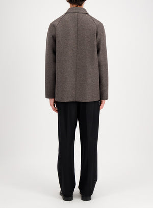 Country jacket in pressed wool