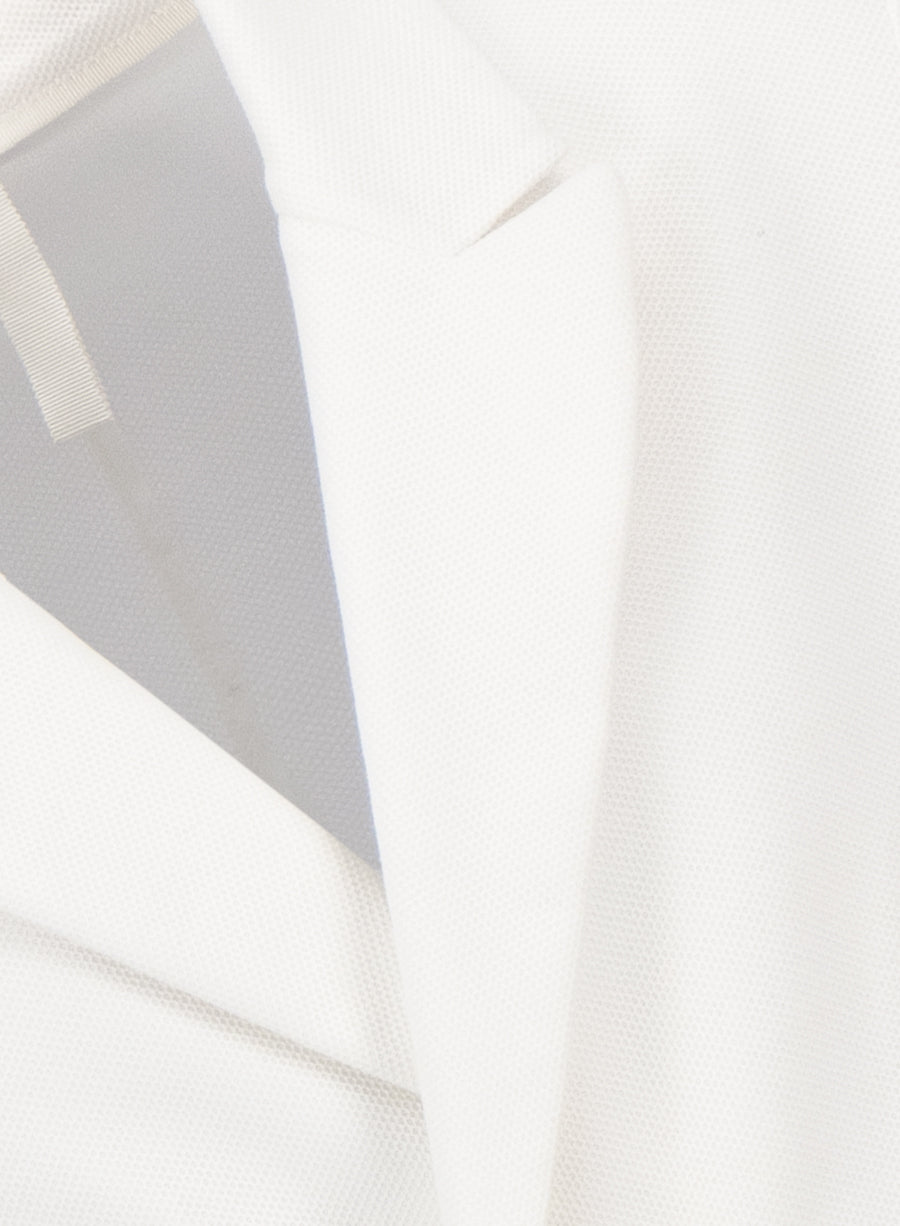 Peak lapel blazer honeycomb crafted with Loro Piana fabric