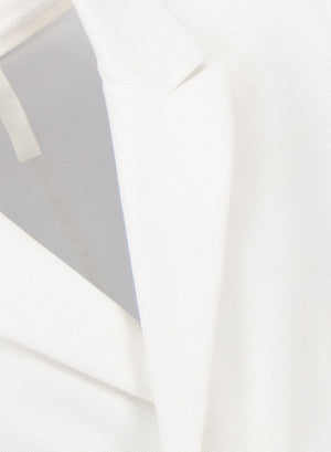 Peak lapel blazer honeycomb crafted with Loro Piana fabric