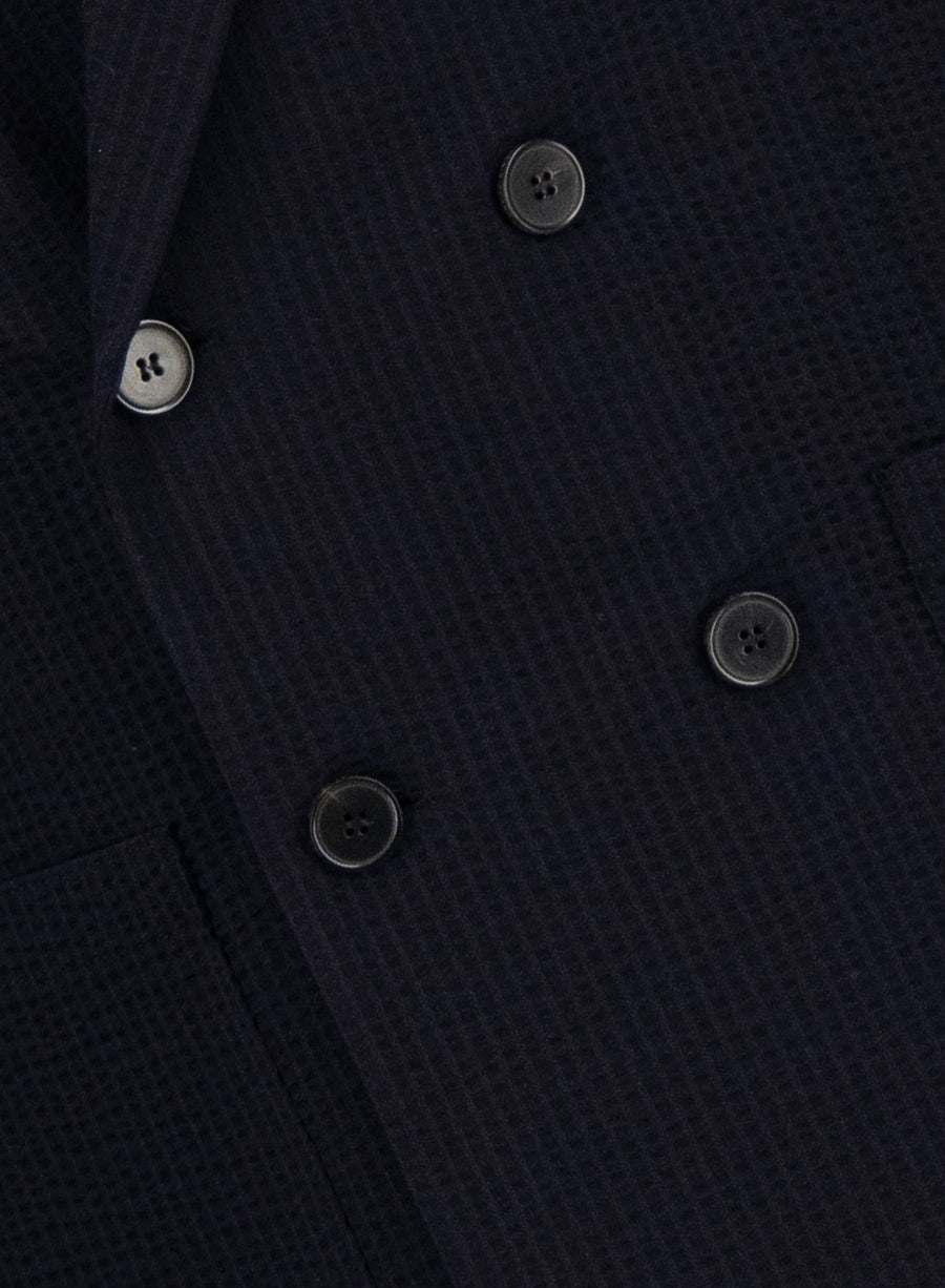 d.b. peak lapel blazer coolmax seersucker