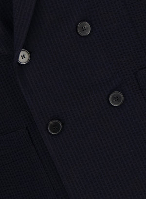 d.b. peak lapel blazer coolmax seersucker