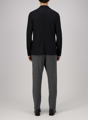 Vented blazer in superfine merino