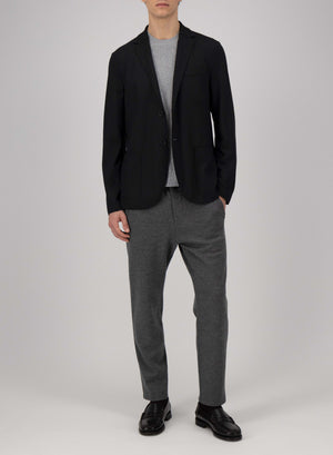 Vented blazer in superfine merino