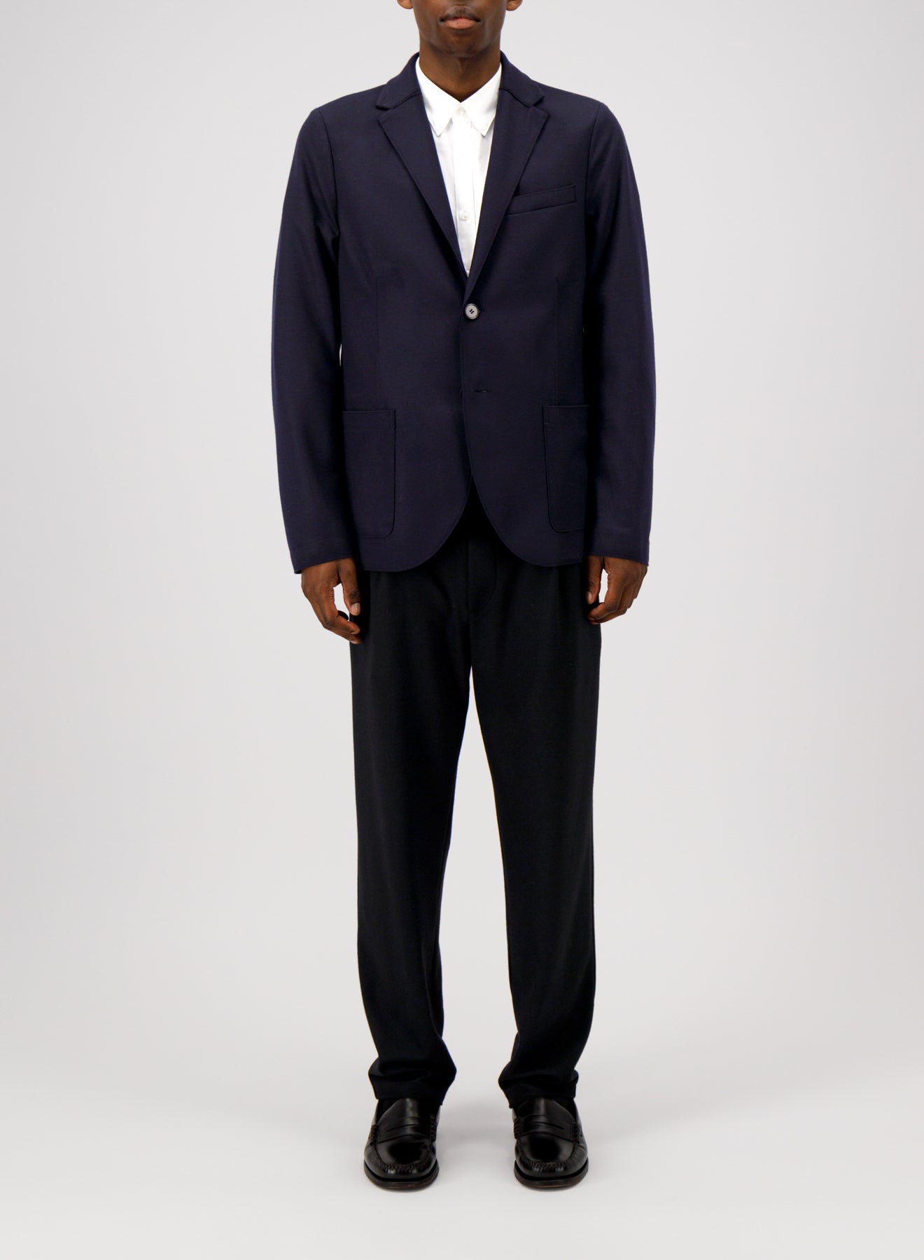 Vented blazer superfine merino