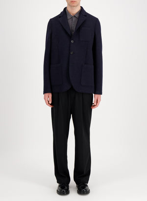 3b. travel blazer boiled wool