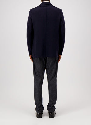 Men 3b. travel blazer boiled wool