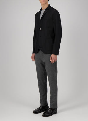 Blazer light in pressed wool