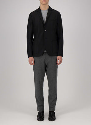 Blazer light in pressed wool