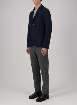 Blazer light in pressed wool