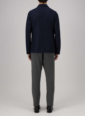 Blazer light in pressed wool