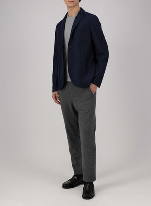 Blazer light in pressed wool